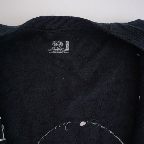 Vintage Fruit of the Loom Christmas Snowman Sweatshirt 2XL Holiday Festive - Picture 9 of 9